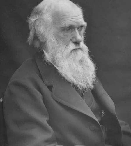 Charles Darwin photo by Leonard from Woodall 1884
